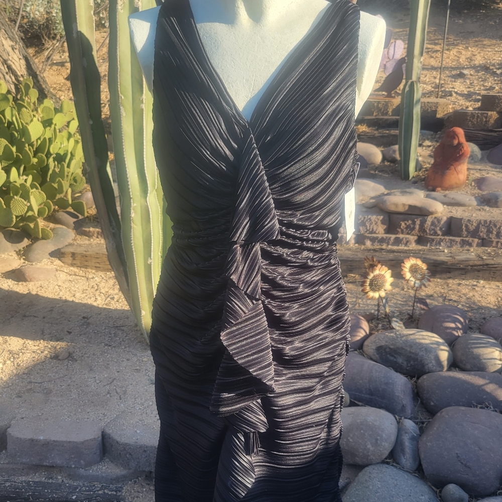NWT Boutique Sexy Black Cocktail Dress Suzi Chin 10P
